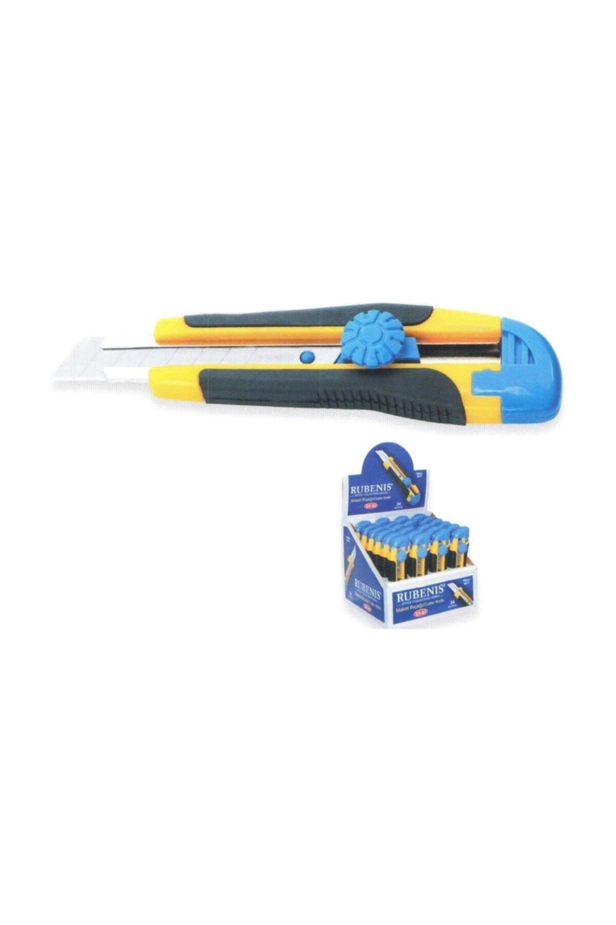 Maket Bıçağı Büyük  Sıkmalı Metal Ağızlı Sx-83