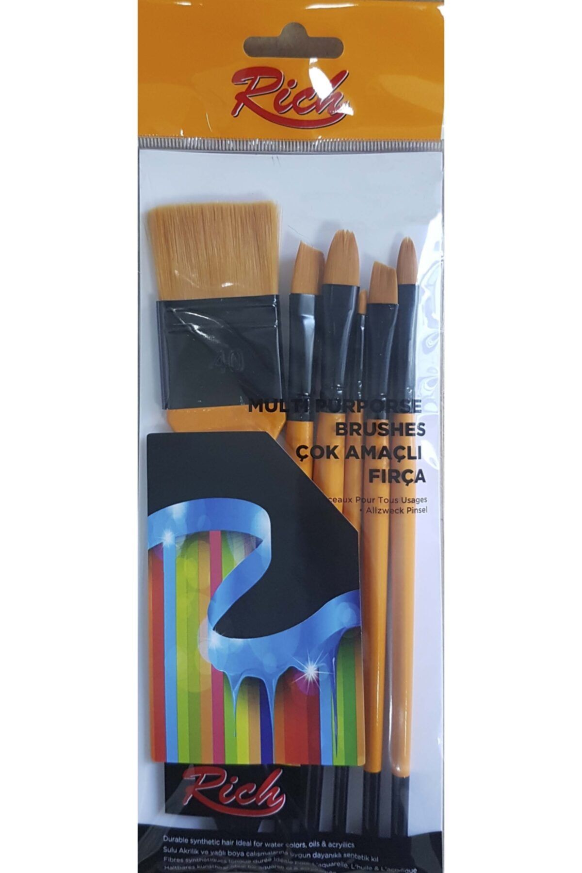 Fırça Karma Set 6 Lı No:8 Zemin