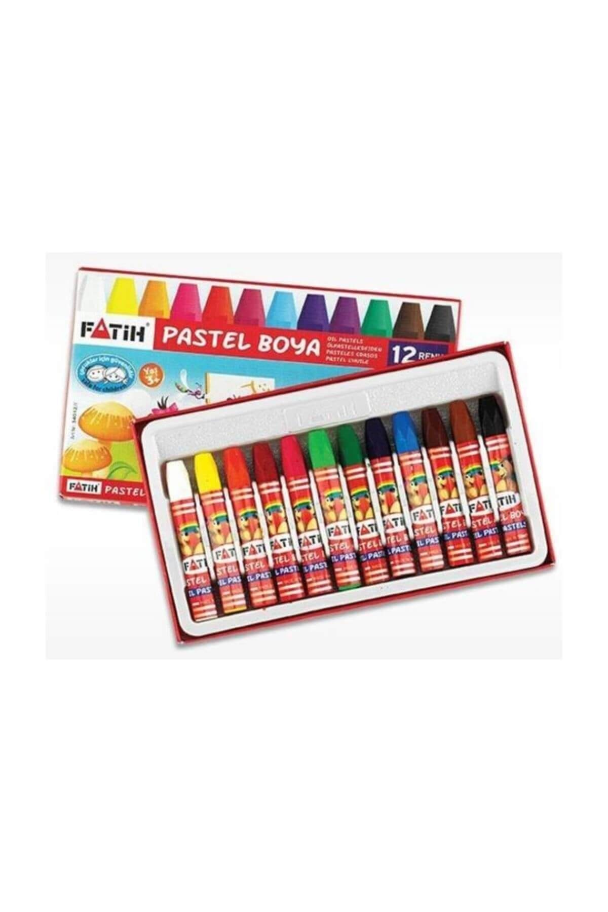12 Renk Pastel Boya 34012 Fa34012