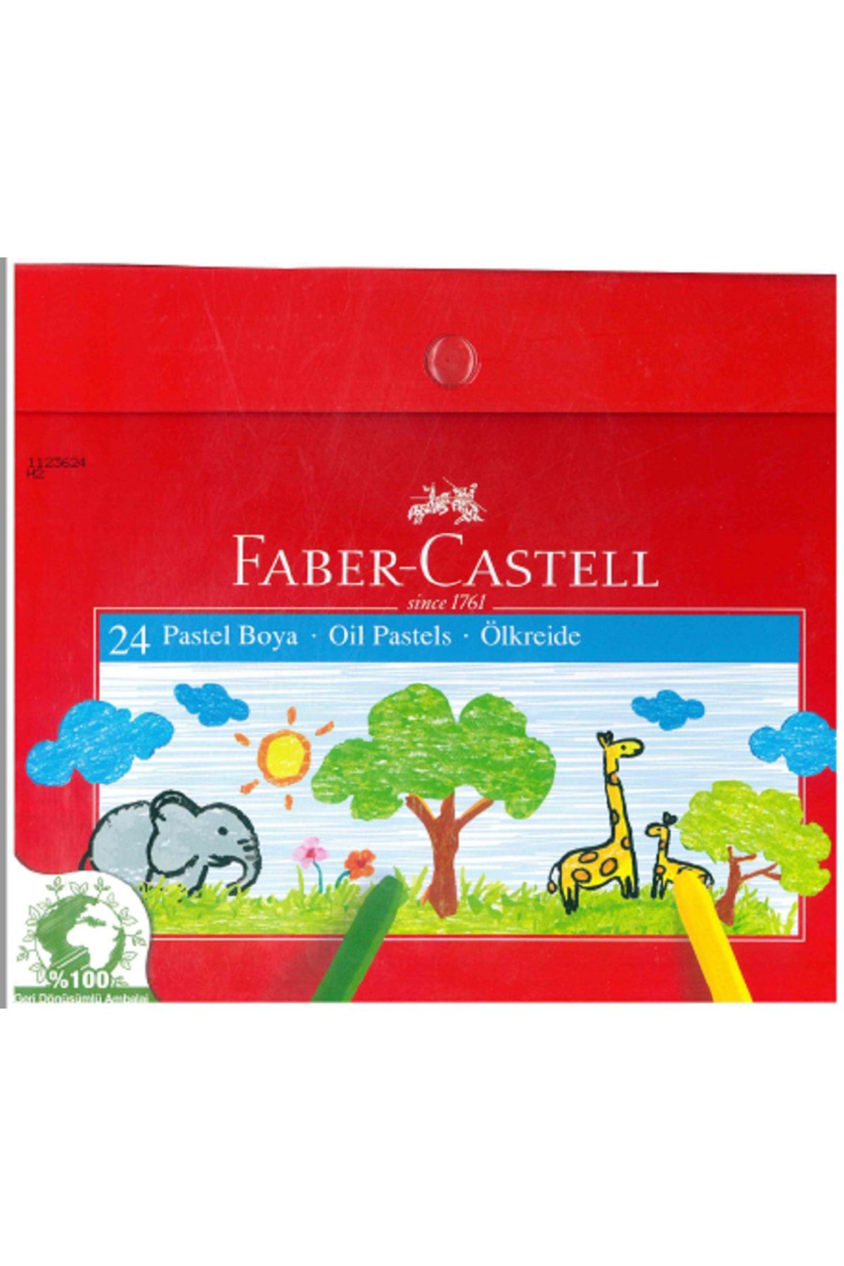 Pastel Boya 24 Lü Çantalı