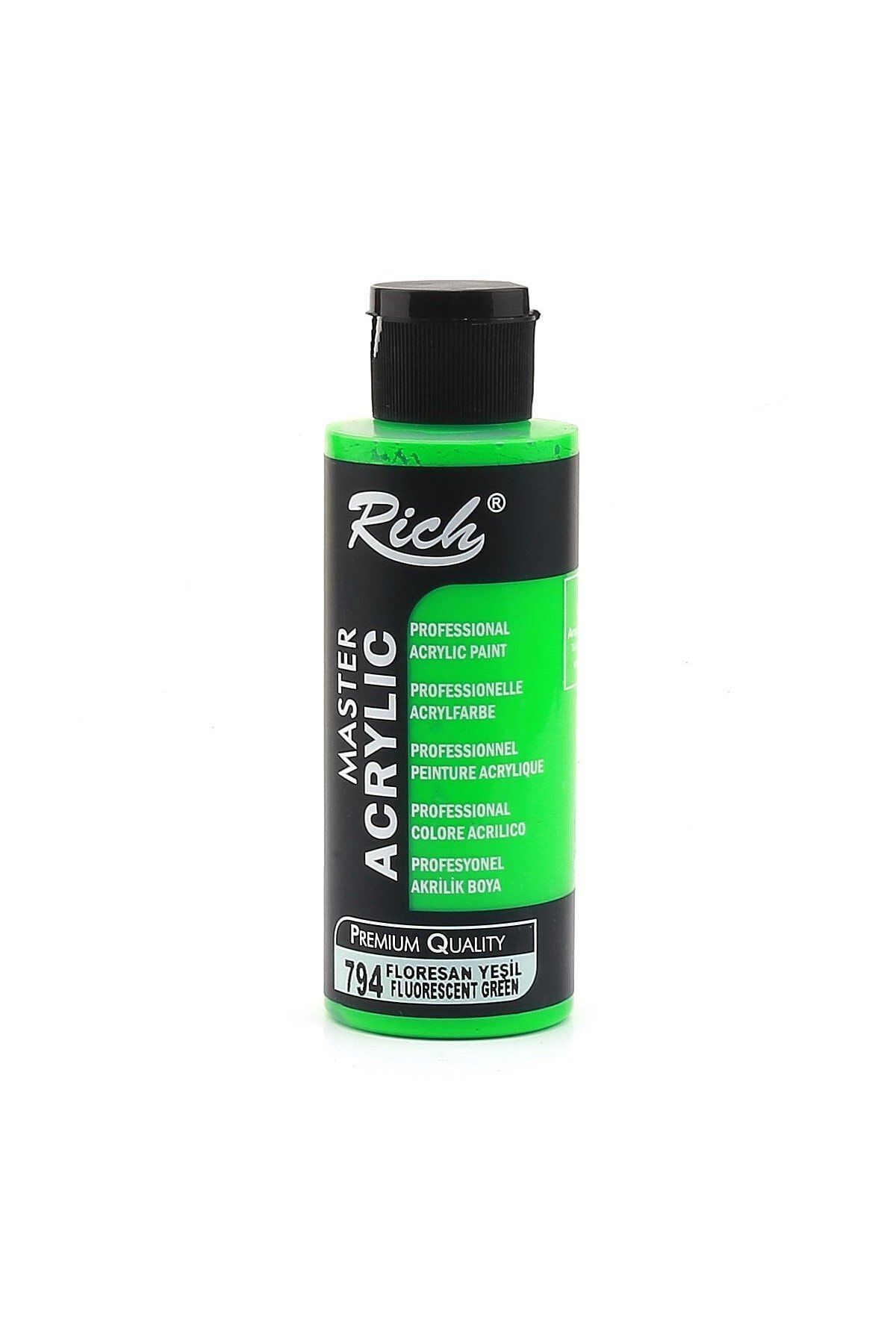 Rich 120 Cc Akrilik Boya Floresan Yeşil 794