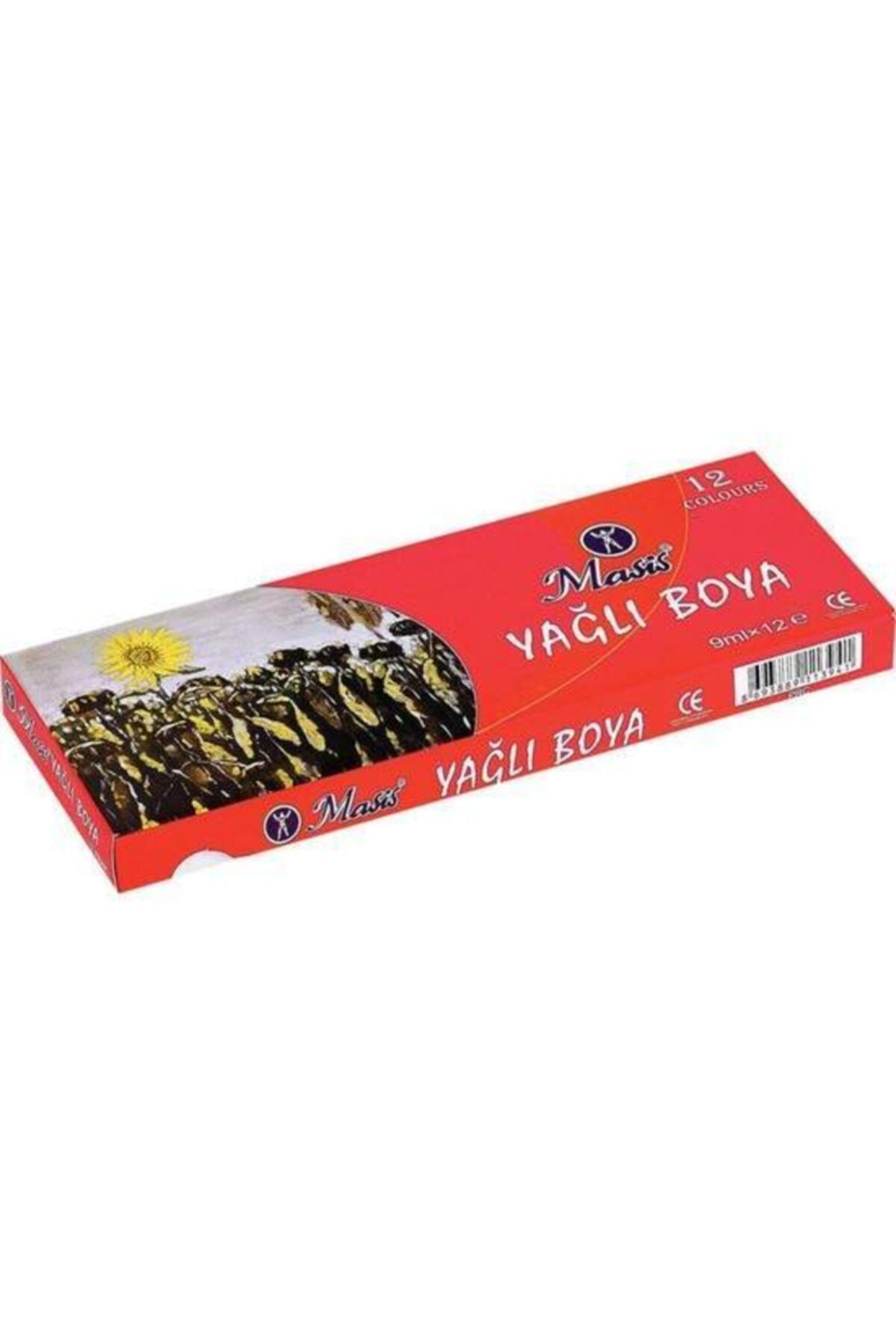 Yağlı Boya 9 ml 12 Renk