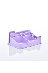 Klm 302 Masaüstü Organizer Kalemlik Pastel Mor