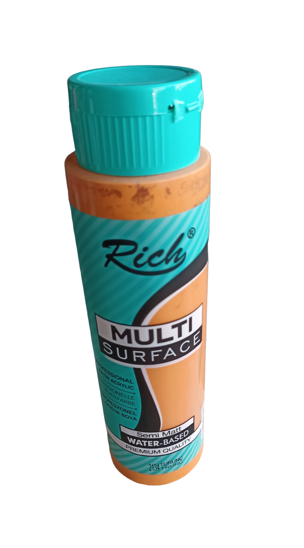AKRİLİK BOYA MULTİ SURFACE 500CC TURUNCU (RİCH)