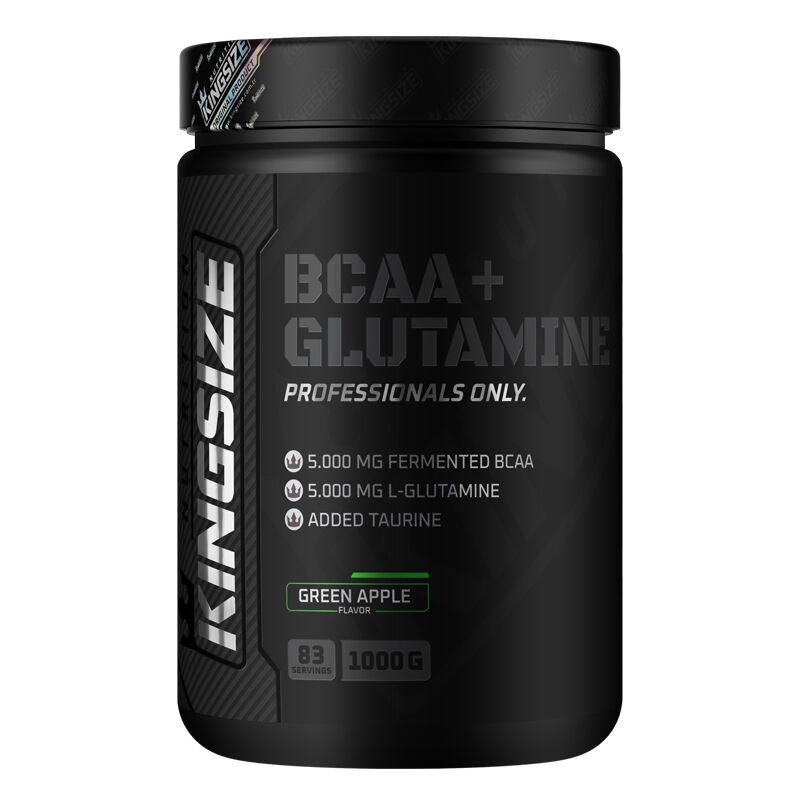 Kingsize Nutrition BCAA + Glutamine Powder 1000 Gr