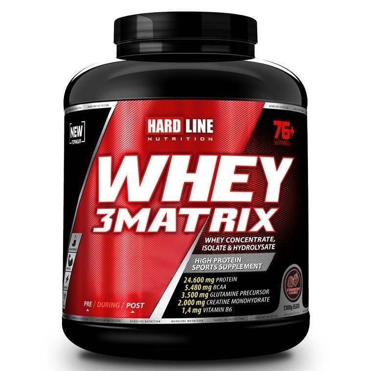 Hardline Whey 3 Matrix 2300 Gr Çilek