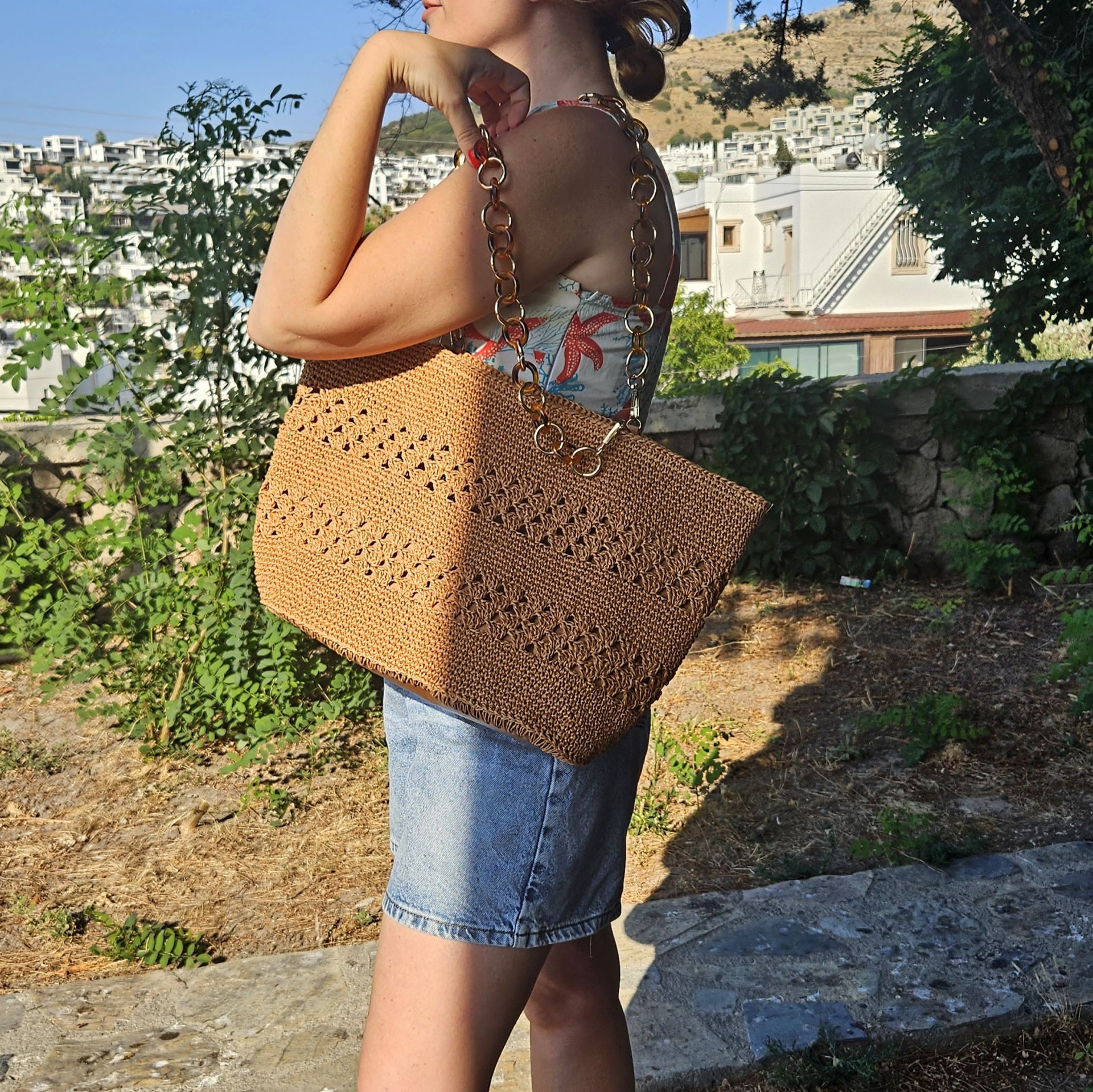 Zincirli Kol Çantası