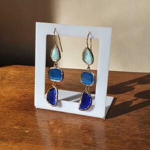 Cat's Eye Küpe Sallantılı Mavi