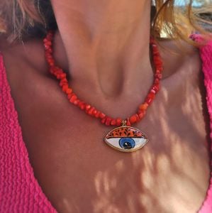 Coral Eye Kolye