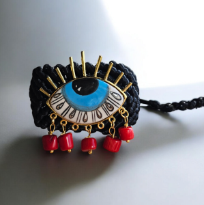 Evil Eye Örme Bileklik