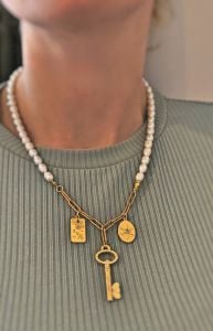 Pearl Lock Kolye