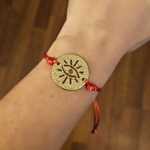 Evil Eye Gold Bileklik