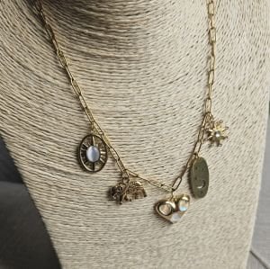 Çelik Charm Kolye