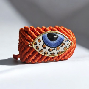 Leopard Eye Bileklik Turuncu