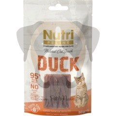 Nutri Feline Süper Premium Tahılsız Ördek Etli Doğal Kedi Ödülü