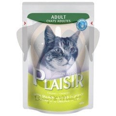 Plaisir Somonlu & Morina Balıklı Yaş Kedi Maması 100 gr x 22 Adet