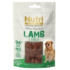 Nutri Canin Tahılsız Kuzu Etli 80 gr Küp Köpek Ödülü