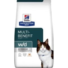 Hıll's Prescription Diet W/d Multi-Benefit Dry Adult Cat Food Tavuklu 3 kg