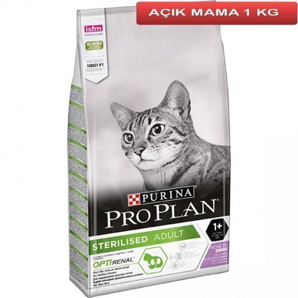 Pro Plan Sterilised Hindili ve Tavuklu 4 kg Kısırlaştırılmış Yetişkin Kuru Kedi Maması - Açık Paket