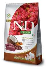 N&D Quinoa Skin Coat Geyik Etli 7 kg Yetişkin Köpek Maması