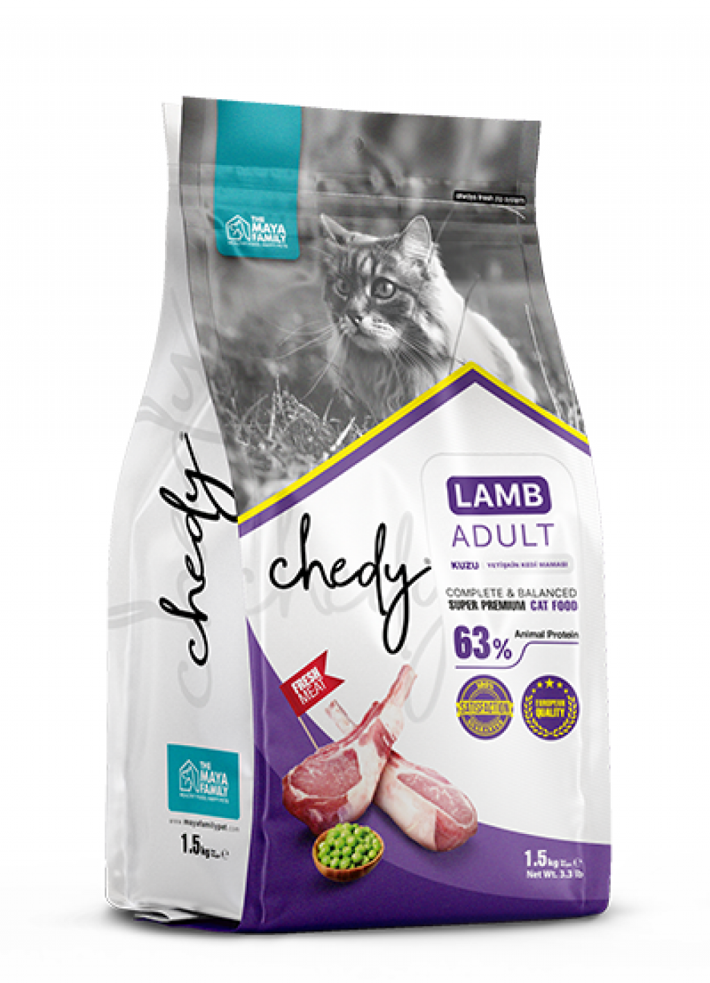 Chedy Lamb Adult Cat 1,5 Kg