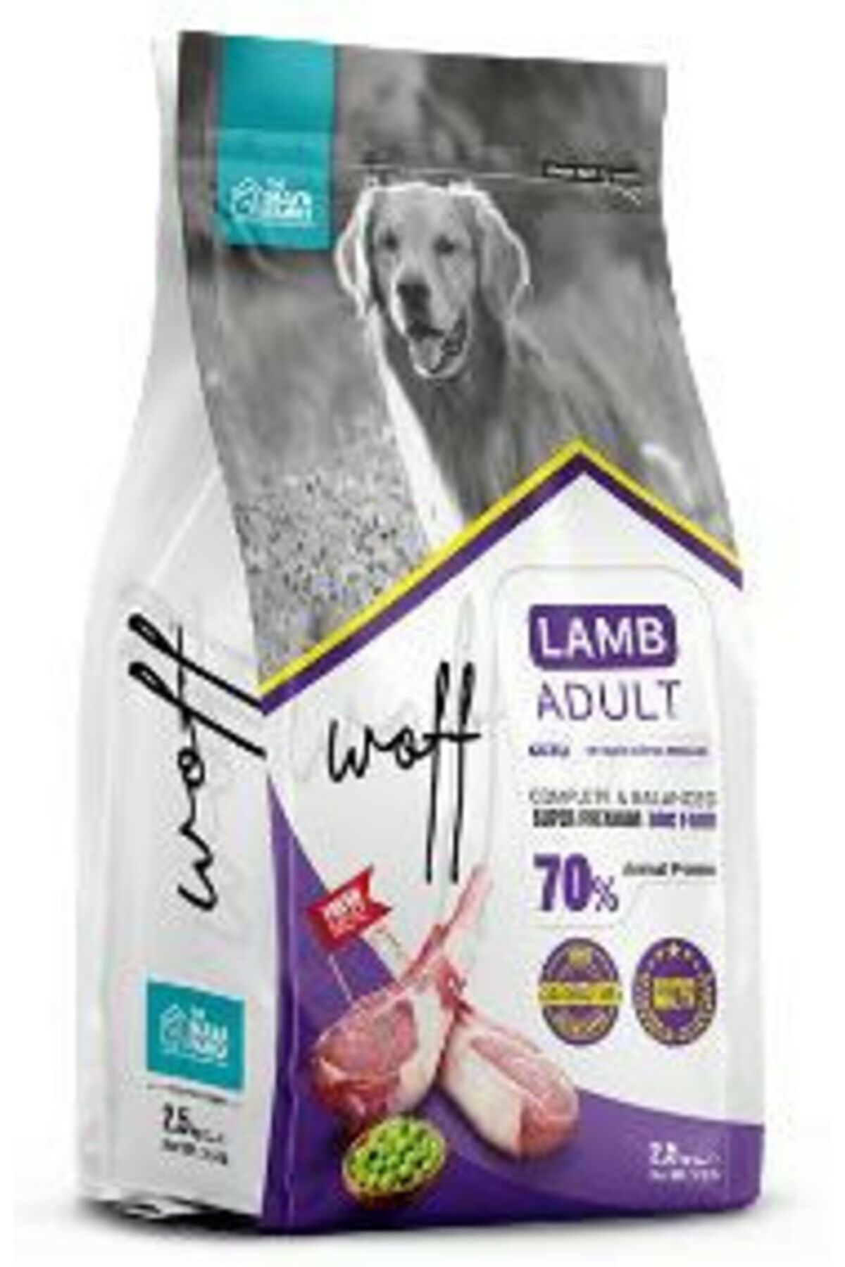 Woff Lamb Adult Dog  2,5 Kg