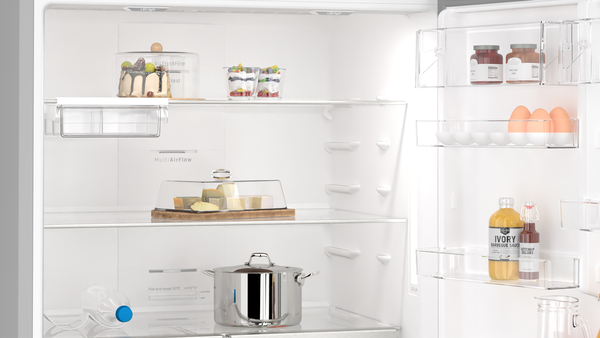 BD3086IECN Alttan Donduruculu Buzdolabı 186 x 86 cm Kolay temizlenebilir Inox