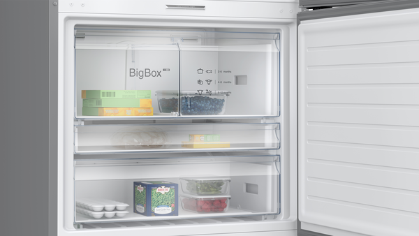 BD3086ICFP Alttan Donduruculu Buzdolabı 186 x 86 cm Kolay temizlenebilir Inox