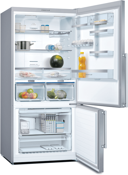 BD3086IFAN Alttan Donduruculu Buzdolabı 186 x 86 cm Kolay temizlenebilir Inox