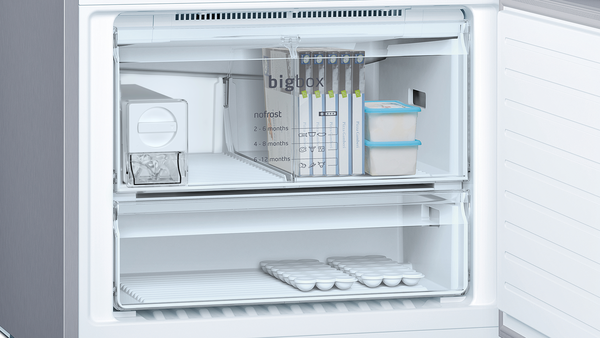 BD3086IFAN Alttan Donduruculu Buzdolabı 186 x 86 cm Kolay temizlenebilir Inox