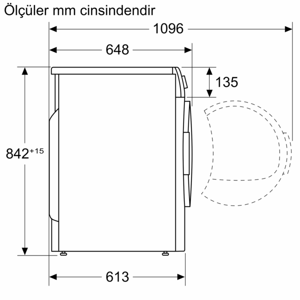 KM10610CTR Isı Pompalı Çamaşır Kurutma Makinesi 10 kg