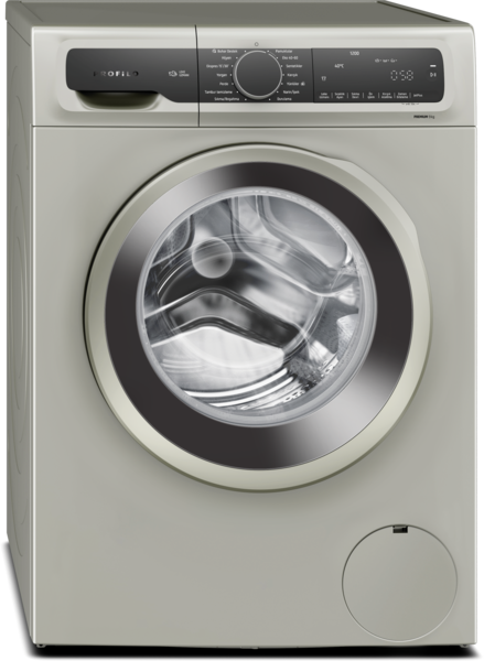 CGA142ZXTR Çamaşır Makinesi 9 kg 1200 dev./dak., Gümüş