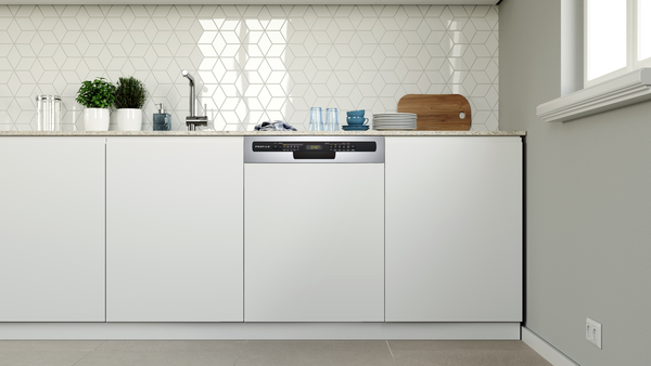 BMA4451E3 Yarı Ankastre Bulaşık Makinesi 60 cm Çelik