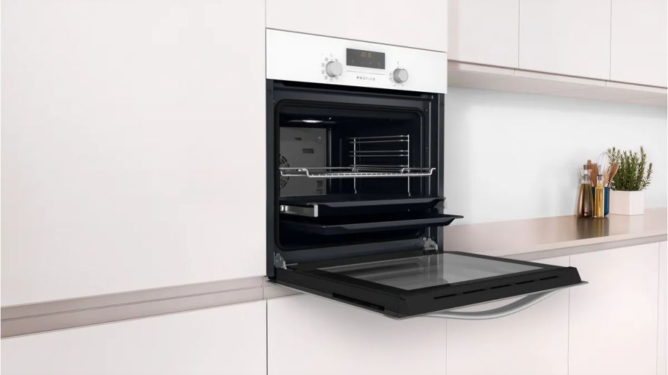 FRSA325B1 Buhar Destekli Ankastre Fırın 60 x 60 cm Beyaz