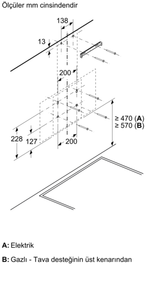 DVK6J429 Duvar Tipi Davlumbaz 60 cm Beyaz Cam Yüzey