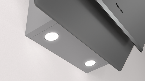 DVK6J671 Duvar Tipi Davlumbaz 60 cm Platin gri cam yüzey