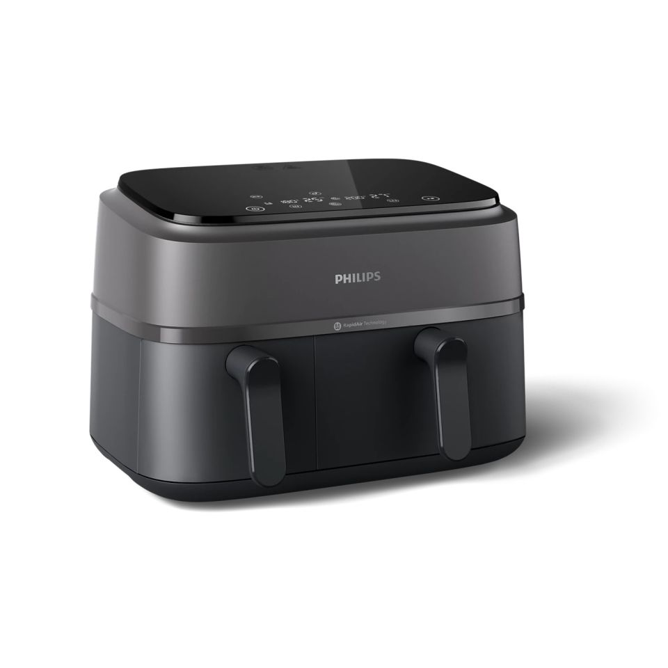 NA350/00 Çift Hazneli Airfryer Siyah