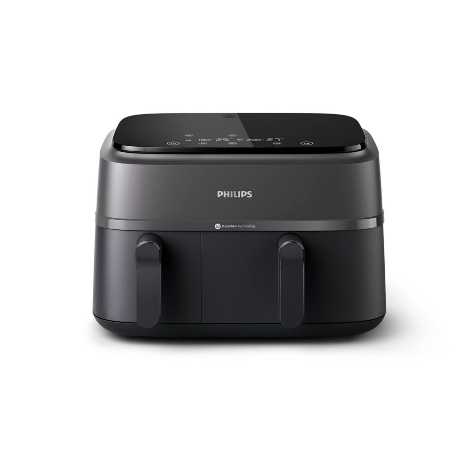 NA350/00 Çift Hazneli Airfryer Siyah