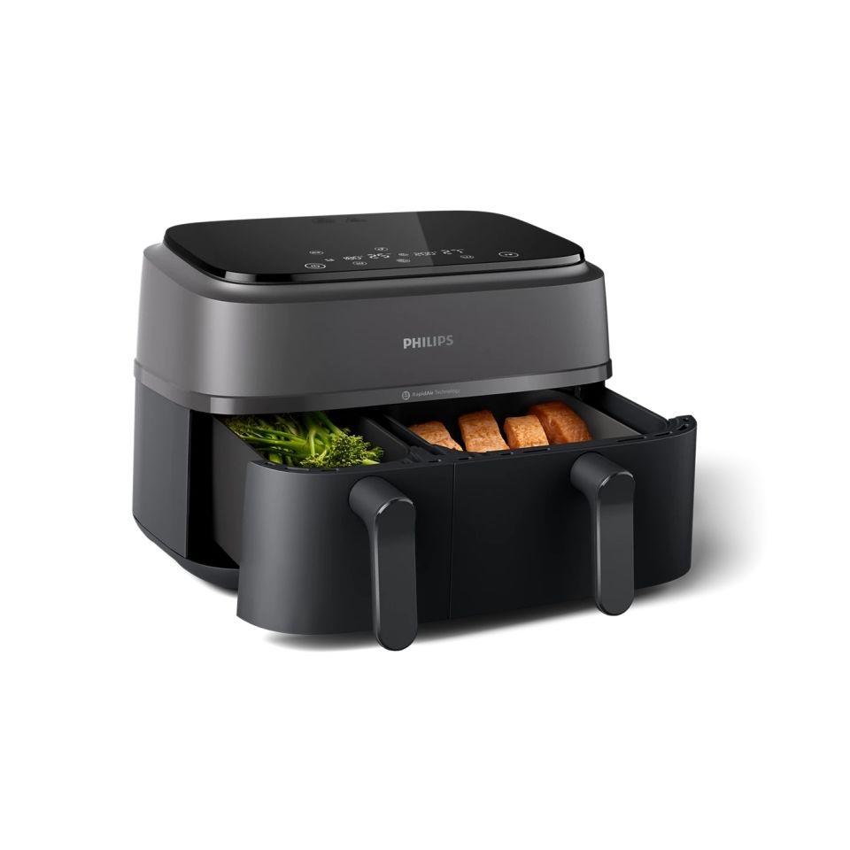 NA350/00 Çift Hazneli Airfryer Siyah