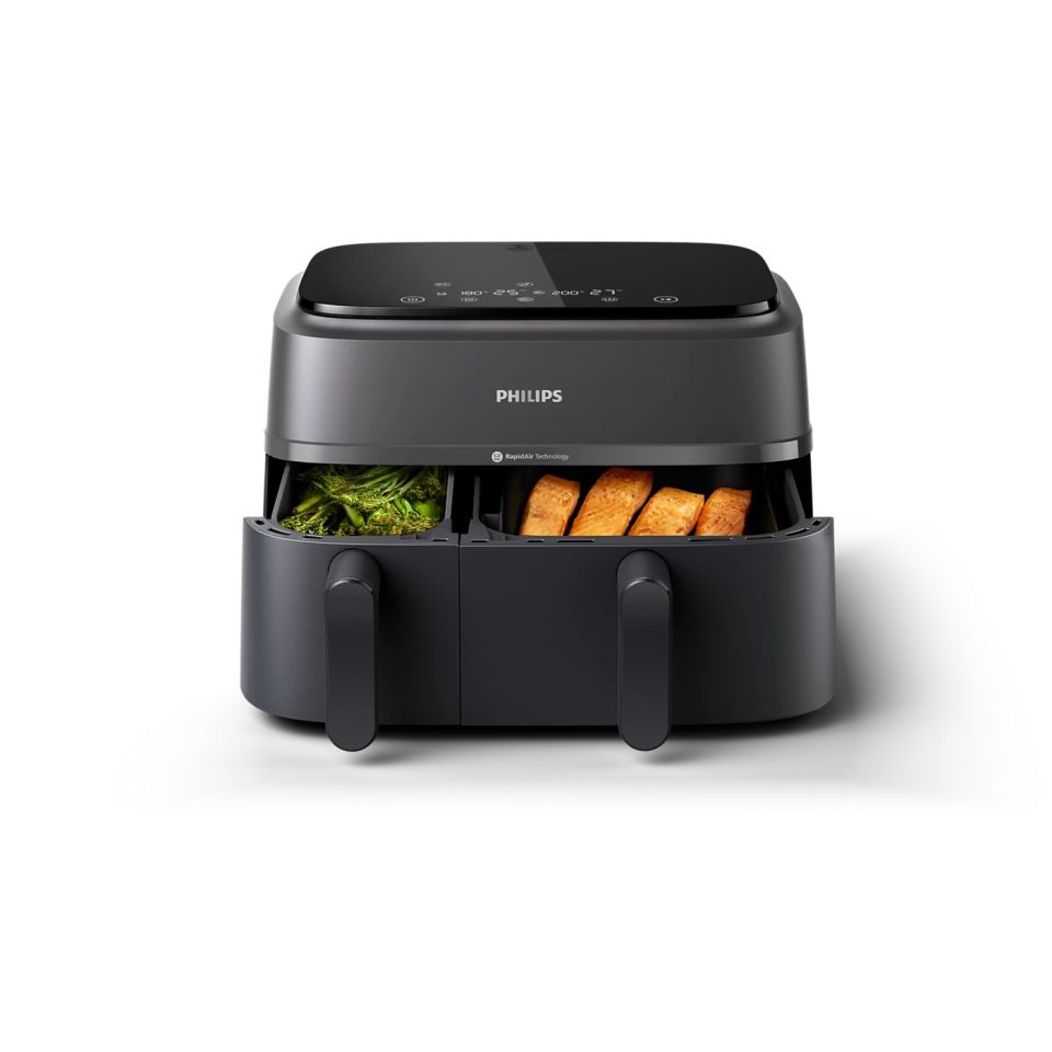 NA350/00 Çift Hazneli Airfryer Siyah