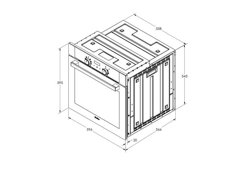 Simfer 8221 Ank. QS Büyük Pop-up 9 Fonk Beyaz Cam Power Turb