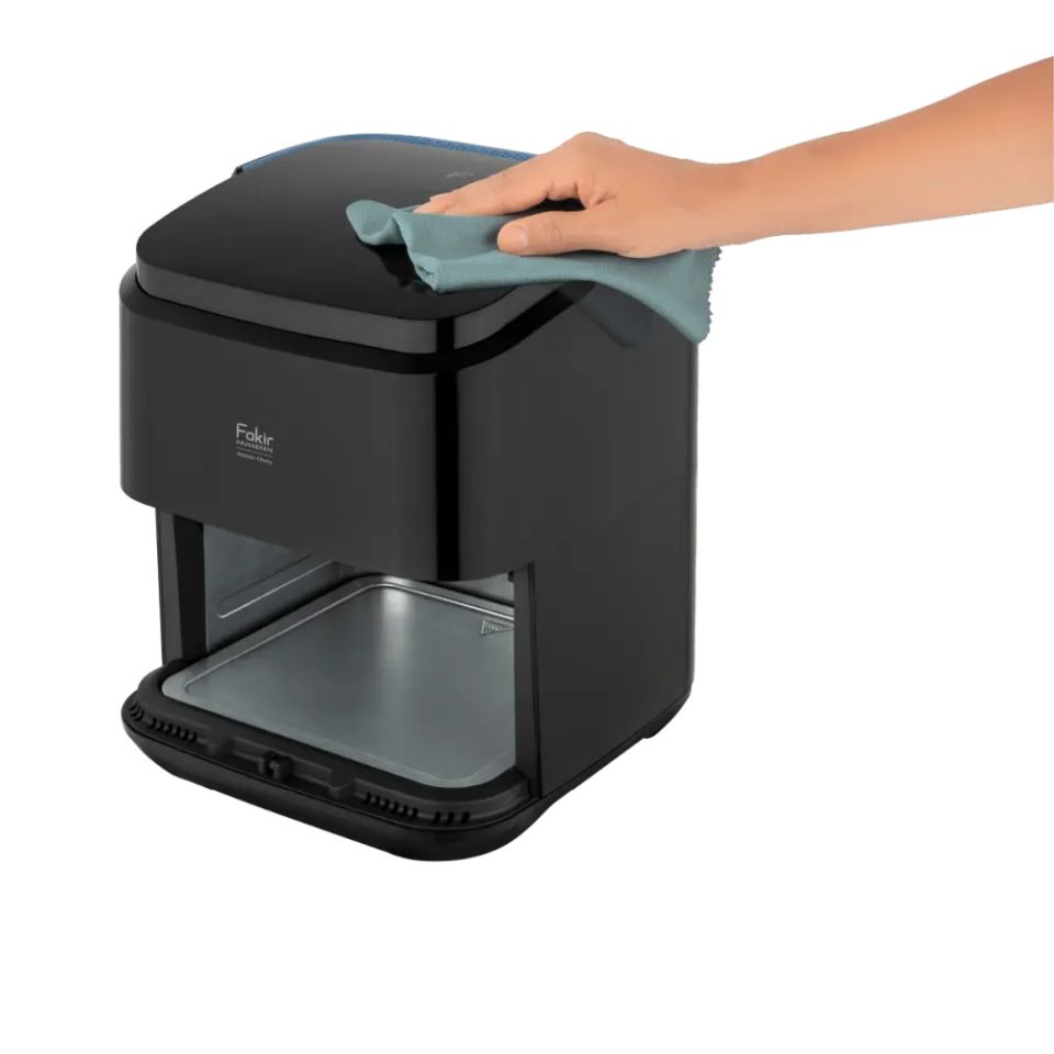 Fakir Glamair Chefry Airfryer 6 Pişirme Modu Dijital Kontrol Paneli 5 L Buz Çözme Siyah