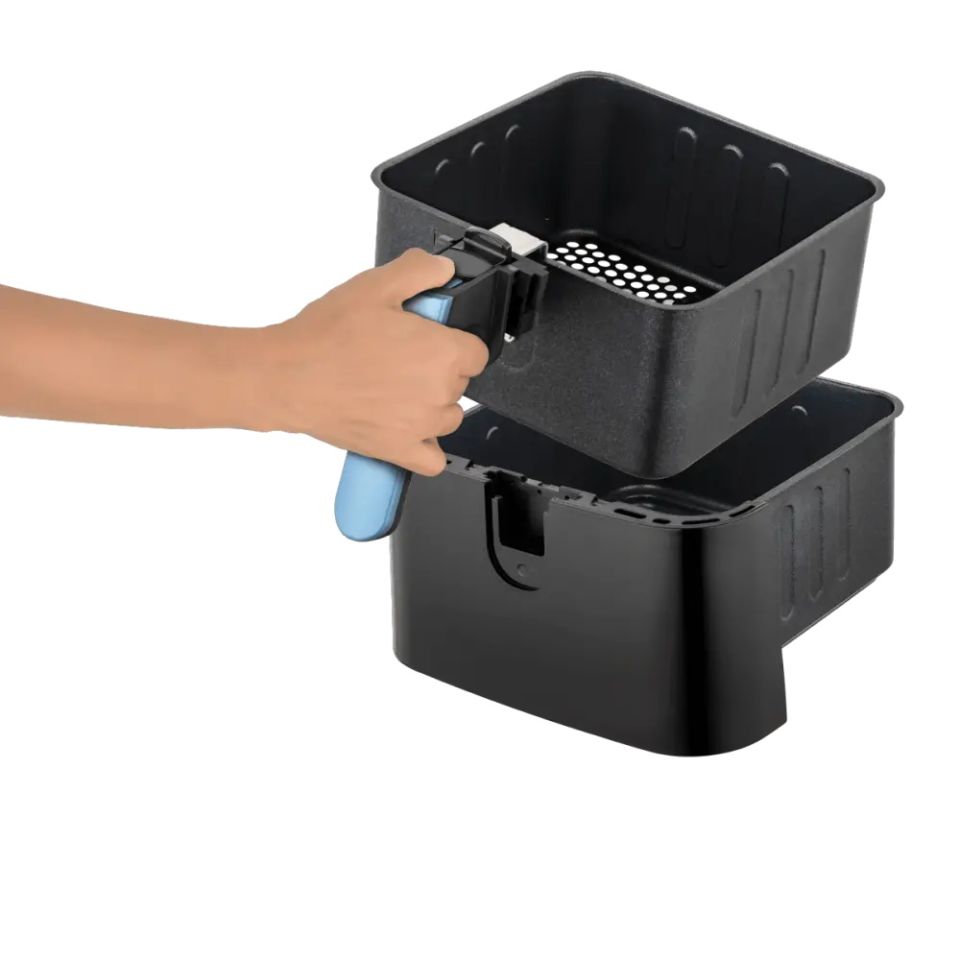 Fakir Glamair Chefry Airfryer 6 Pişirme Modu Dijital Kontrol Paneli 5 L Buz Çözme Siyah