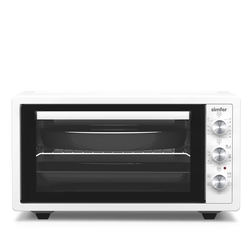 Simfer 4502 Turbo Beyaz Midi/Mini Fırın, 1400W, 45 Litre