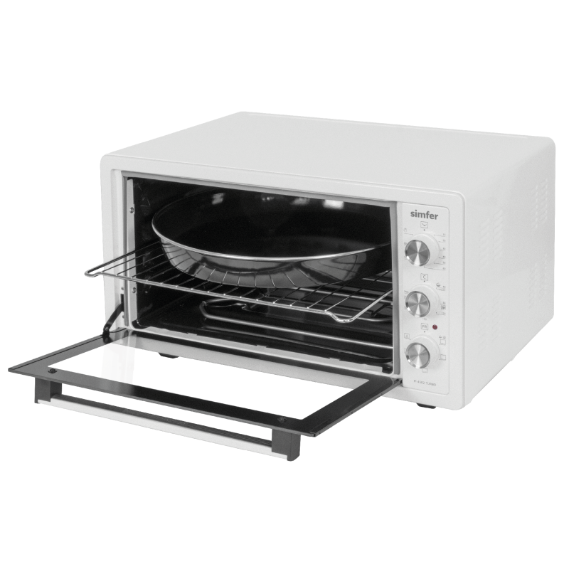 Simfer 4502 Turbo Beyaz Midi/Mini Fırın, 1400W, 45 Litre