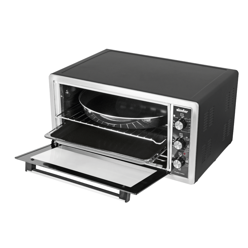 Simfer 4503 İnox Turbo Midi/Mini Fırın, 1400W, 45 Litre