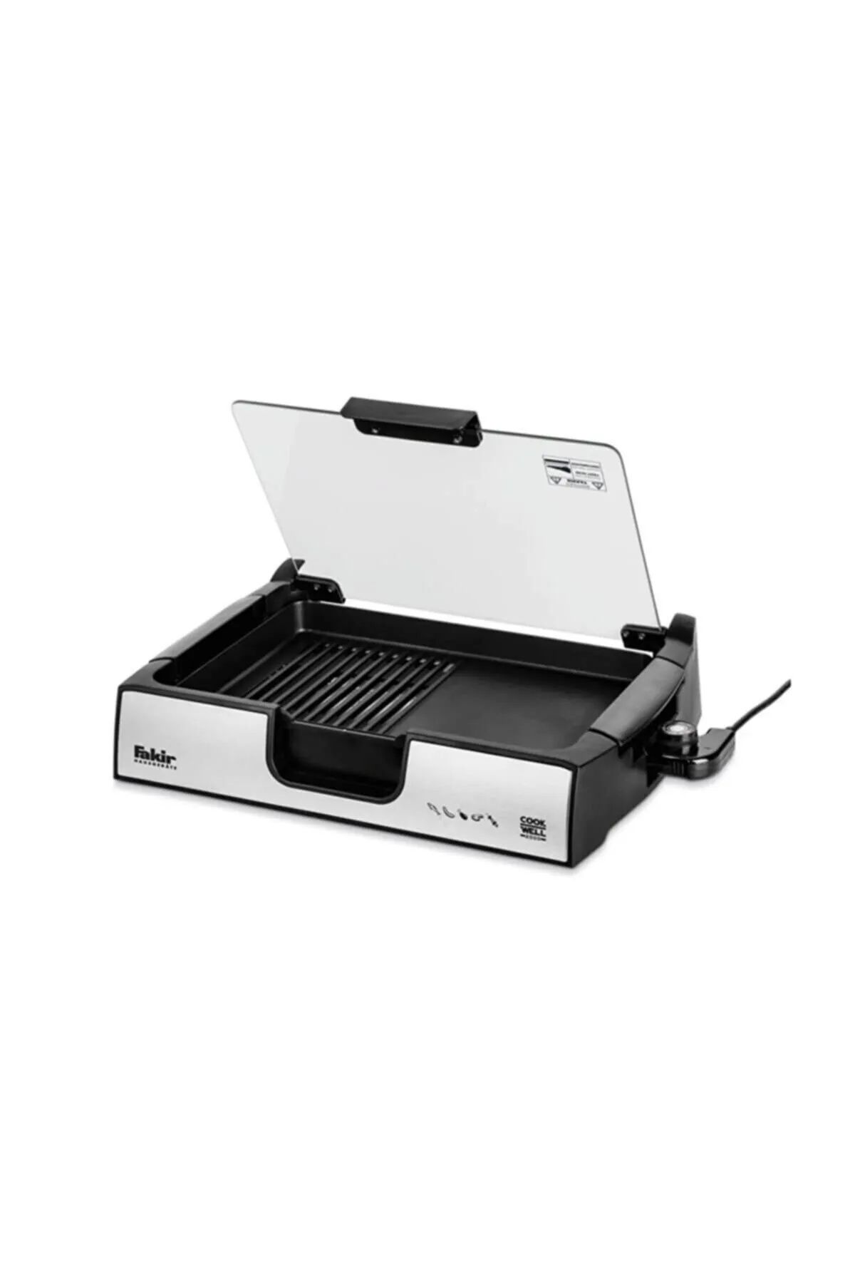 Fakir Cookwell 2000 W Cam Kapaklı Dumansız Elektrikli Izgara