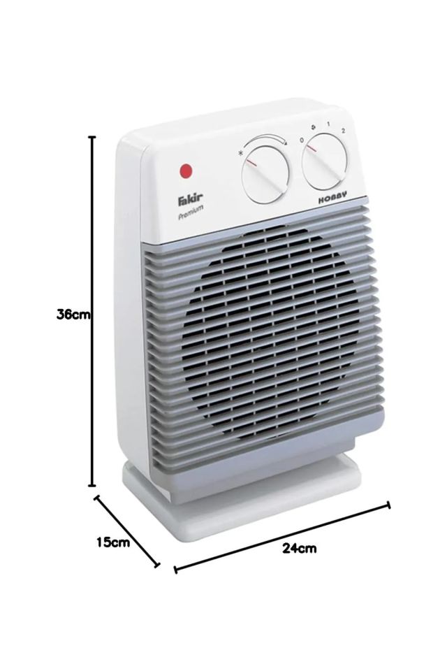 Hobby S Premium 2000 Watt Yanmaz Gövdeli Fanlı Isıtıcı