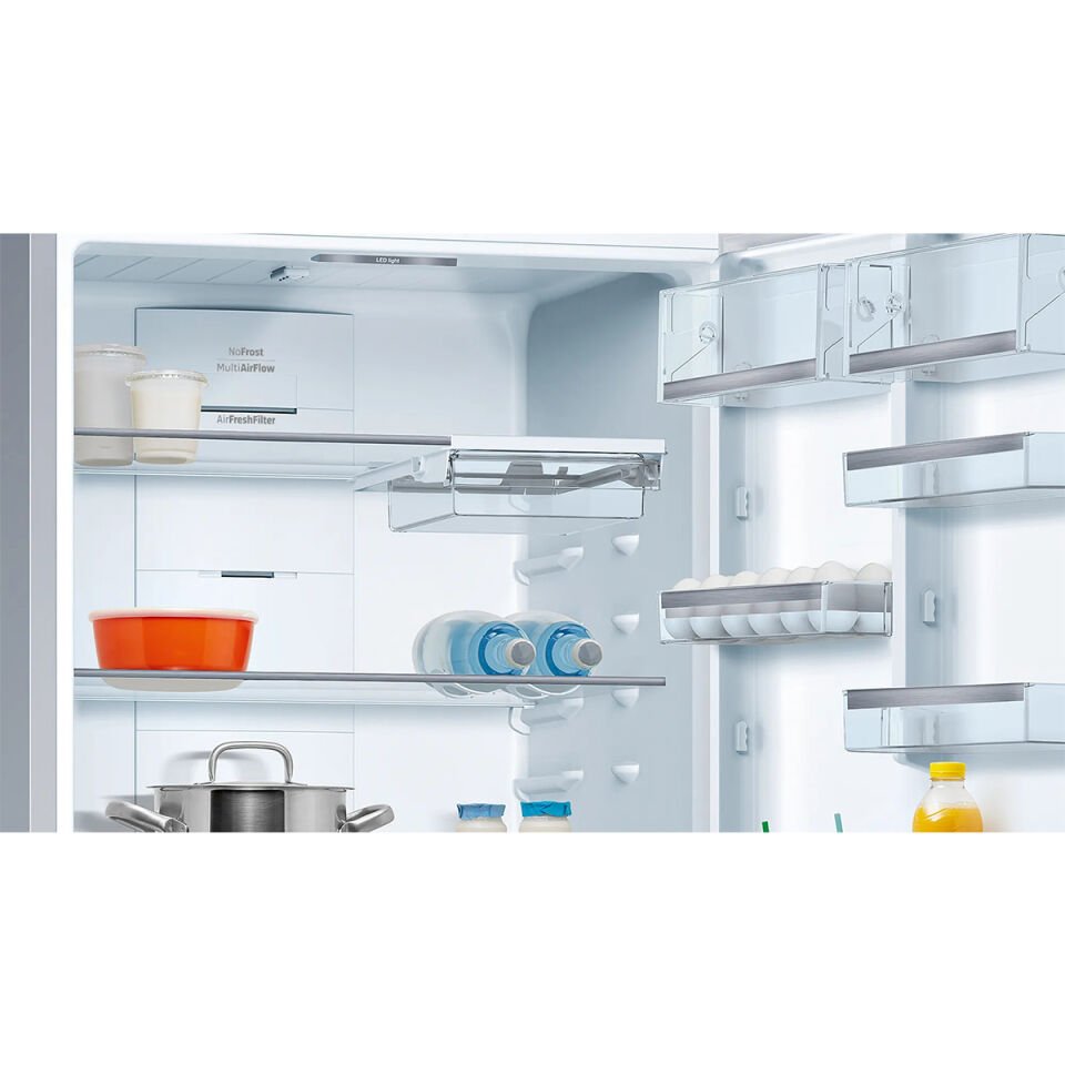 BD3086IECN Alttan Donduruculu Buzdolabı 186 x 86 cm Kolay temizlenebilir Inox