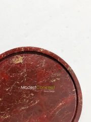 Kırmızı Mermer Tepsi 26cm Rosso Anatolia